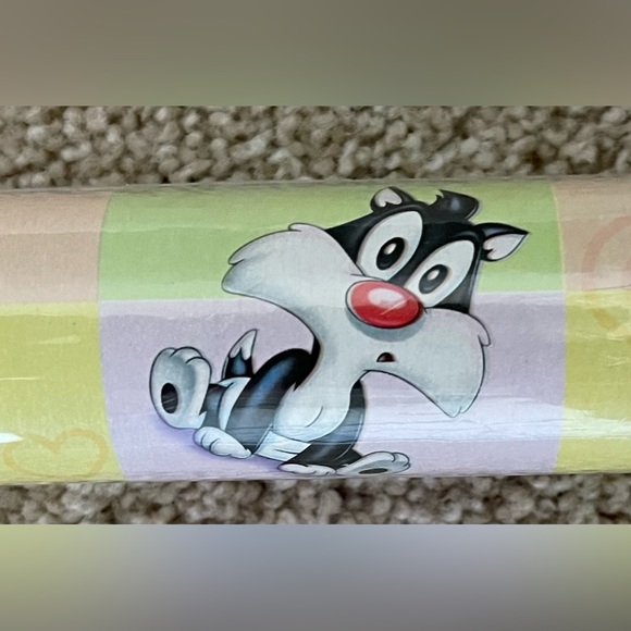 Vintage 2000 Baby Looney Tunes Hallmark Wrapping Paper Roll Gift Wrap SEALED! - Picture 4 of 6